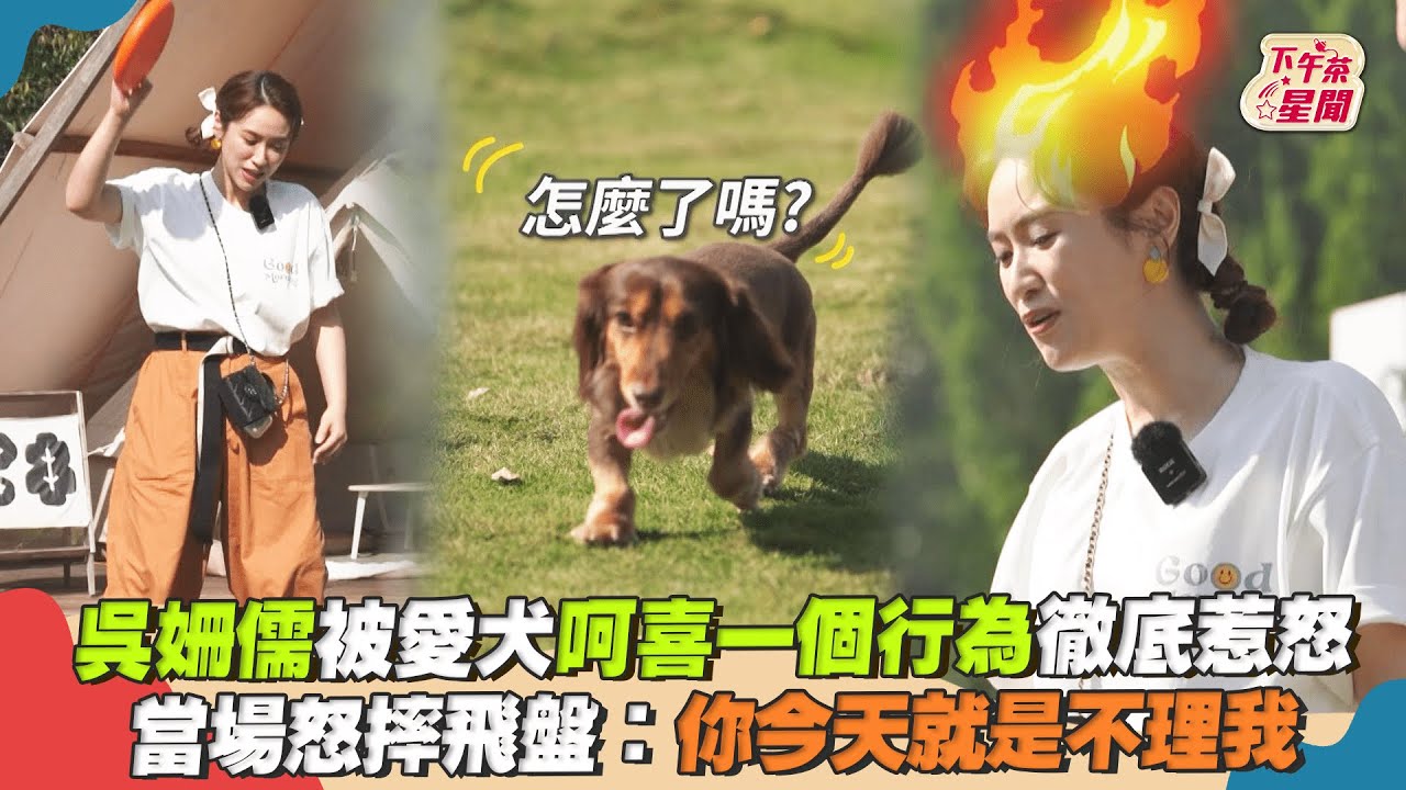 影音／吳姍儒被呵喜行為徹底惹怒　怒摔飛盤：你就是不理我