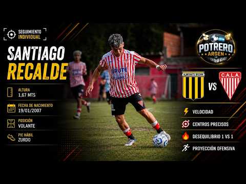 SANTIAGO RECALDE SEGUIMIENTO INDIVIDUAL VS ALMIRANTE BROWN