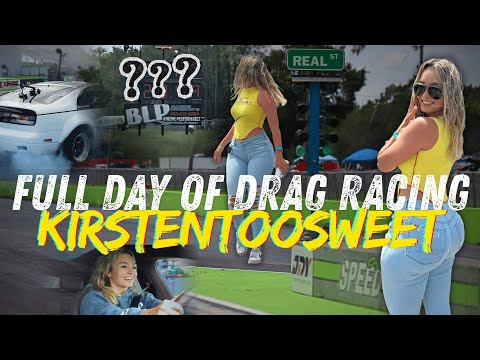 KIRSTEN TAKES ON ORLANDO SPEED WORLD DRAG RACING