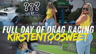 KIRSTEN TAKES ON ORLANDO SPEED WORLD DRAG RACING