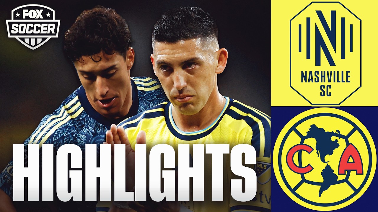 Nashville SC vs. Club América Concacaf Champions Cup Highlights ⚽️ FOX Soccer
