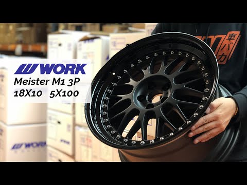 A Closer Look at WORK Wheels Japan Meister M1 3P 18x10 ET36 5x100