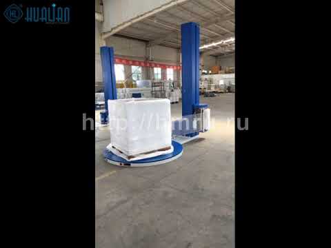 Паллетоупаковщик HL-1650 с моторизированной кареткой с престрейчем Hualian Machinery
