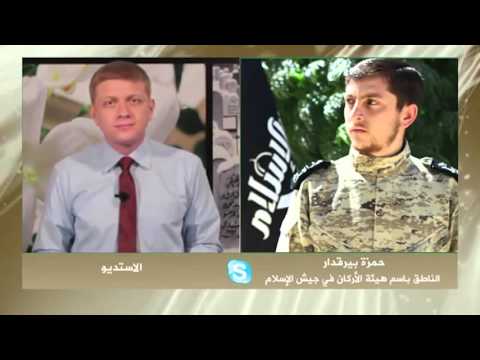 لقاء تلفزيوني مع الناطق باسم هيئة أركان جيش الإسلام حمزة بيرقدار للحديث عن آخر التطورات الميدانية في الغوطة الشرقية