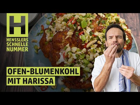 Schnelles Ofen-Blumenkohl mit Harissa Rezept von Steffen Henssler