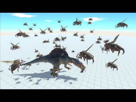 Swarm Bug Attack Dinosaurs - Animal Revolt Battle Simulator