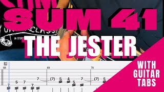 Sum 41- The Jester Cover (Guitar Tabs On Screen)
