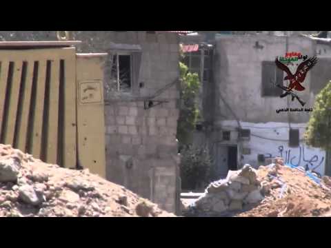 حصار كتيبة الحافظ الذهبي لحاجز الزبلطاني في مدينة دمشق