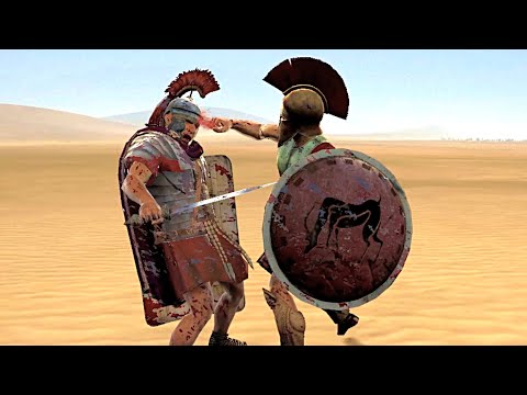 Royal Spartans VS Praetorian Guard (Total War: Rome II)