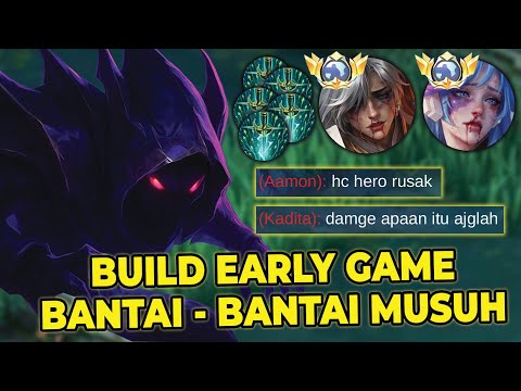 BUILD HELCURT BANTAI MUSUH DI EARLY GAME | TOP GLOBAL HELCURT -  MLBB