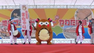 preview picture of video '新居浜まちゅり、太鼓祭りをＰＲ～地域ブランドサミットin八幡浜～②'