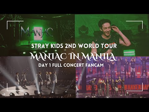 [FULL CAM] 230311 STRAY KIDS 2ND WORLD TOUR《MANIAC》IN MANILA DAY 1 FULL CONCERT FANCAM