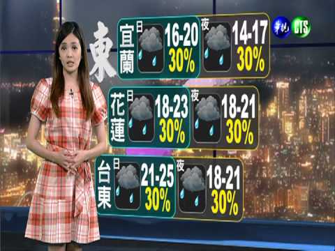 2013.11.24華視晚間氣象 莊雨潔主播