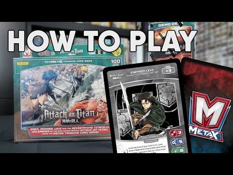 How to Play MetaX TCG - Attack on Titan Starters