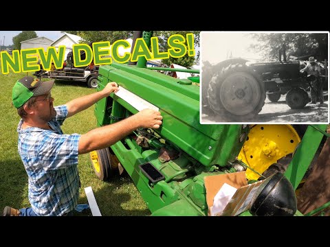 NEW (Jorde) Decals for the JOHN DEERE B!
