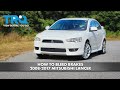 How to Bleed Brakes 2008-2017 Mitsubishi Lancer