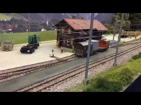 Albula Line, Surava Station at trains mania