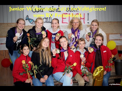"aufgesattelt" Junior Weltmeister und Europameister 2023 aus dem RV Fredenbeck #voltigieren
