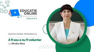 A fi sau a nu fi voluntar