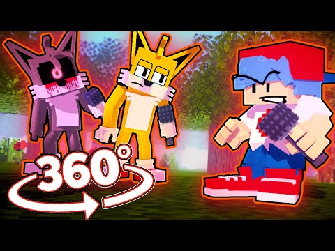 "Chasing" Friday Night Funkin' 360° Vs Tails.exe (Minecraft VR Animation) Creepypasta FNF Mod