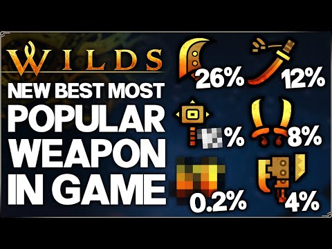 Monster Hunter Wilds - New Most Played Popular Weapon in Game - All Weapons Best Ranking TU3 Guide!