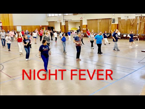 Night Fever Line Dance - Movie Style (Brooklyn Shuffle)