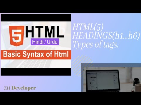 Syntax of HTML