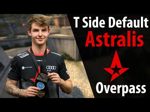 How Astralis plays T side Default on Overpass