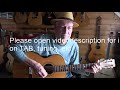 Four O' Clock Blues - Acoustic Fingerpicking Guitar - TAB/Lesson avl