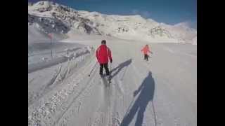 Esquiada per la pista La Coma d'Arcalis