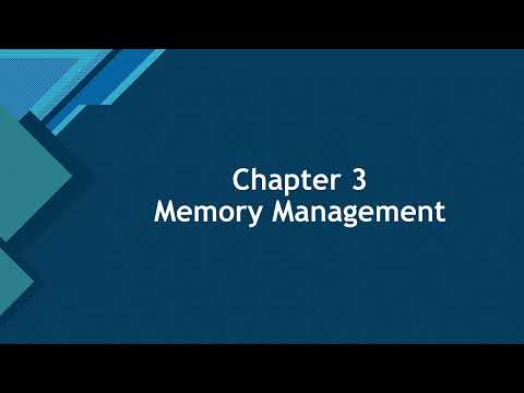 operating system OS | Memory Management | chapter3