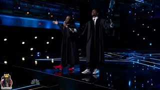 America's Got Talent 2014 Emmanuel & Phillip Hudson New York Week Day 2