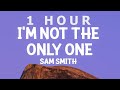 [ 1 HOUR ] Sam Smith - I'm Not The Only One (Lyrics)