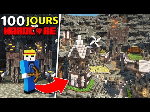 J'ai survécu 100 jours dans PALE GARDEN sur Minecraft Hardcore !
