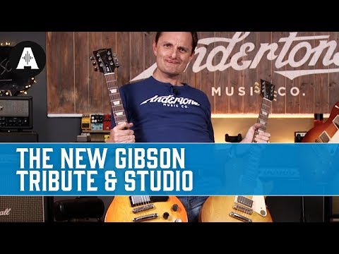 New Gibson Tribute & Studio Models - Affordable No Frills US-made Les Pauls Video