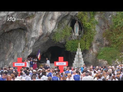 Prière pour la France et le monde à Lourdes