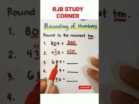 Back To School Rounding Worksheets