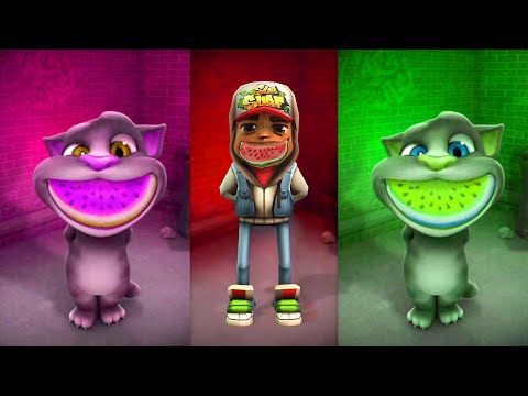 Repeat After Talking Tom Challenge - Talking Tom and Subway Surfers pt.2