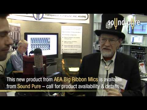 AEA A840 Active Ribbon Microphone Introduced by Wes Dooley at AES, October 2009