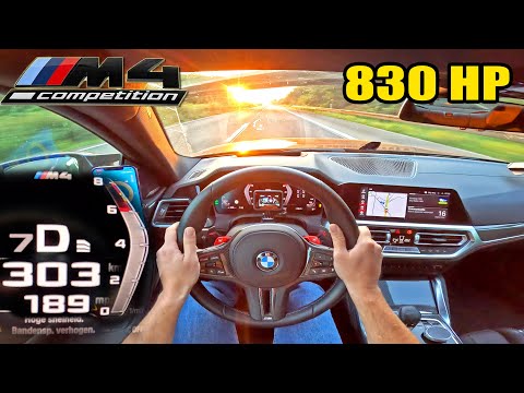 830HP BMW M4 G82 RWD *BIG TURBOS* 100-200 200-300 DRIFT & POV