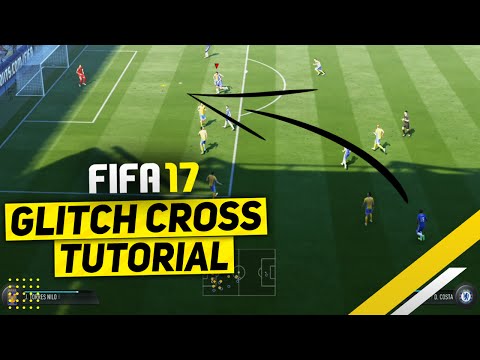 FIFA 17 GLITCH CROSS TUTORIAL - SPECIAL TRICK TO SCORE GOALS IN FIFA 17 / BEST CROSSING TECHNIQUE