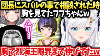 フブキノエルにスバルの事で相談された時団長のTシャツが破れそうだった話【白上フブキ/ホロライブ】