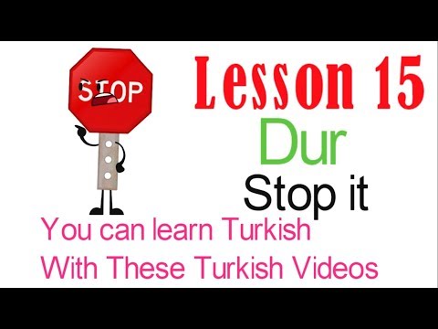 Learn Turkish Through Turkish Lesson 15 - Frequently Used Words & Phrases (Part 3)
