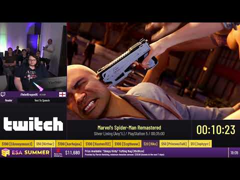 Marvel's Spider-Man Remastered [Silver Lining (Any%)] by RebelDragon95 - #ESASummer22
