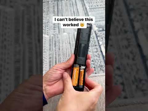 Triple A battery works as double A