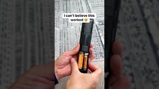 Triple A battery works as double A