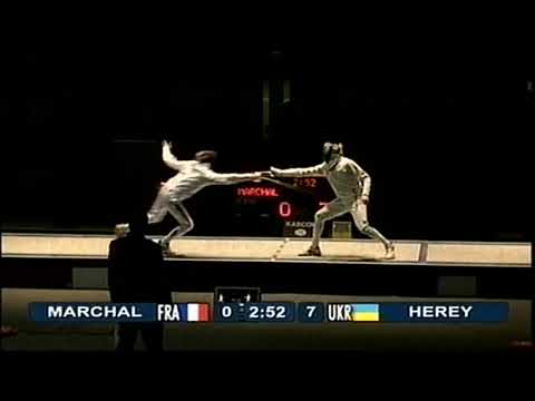 Belfast World Championships 2009 JME - L4 - Marchal FRA v Herey UKR