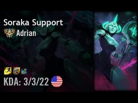 Soraka Support vs Trundle - Adrian - NA Challenger Patch 6.8