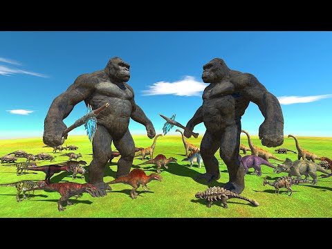 KING KONG GIANT DEATH CLIMB - Animal Revolt Battle Simulator