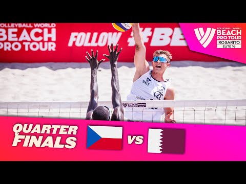 Perusic/Schweiner vs. Cherif/Ahmed - Quarterfinal Highlights of Rosarito 2022 #BeachProTour